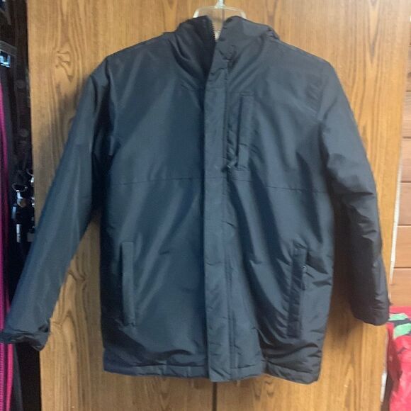 Children’s Place Winter Jacket Sz 10/12 Black - Picture 1 of 8